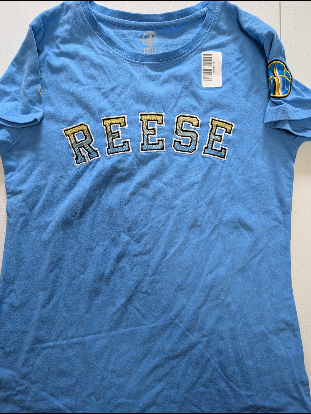 Short Sleeve Crewneck Tee in Sky Blue
